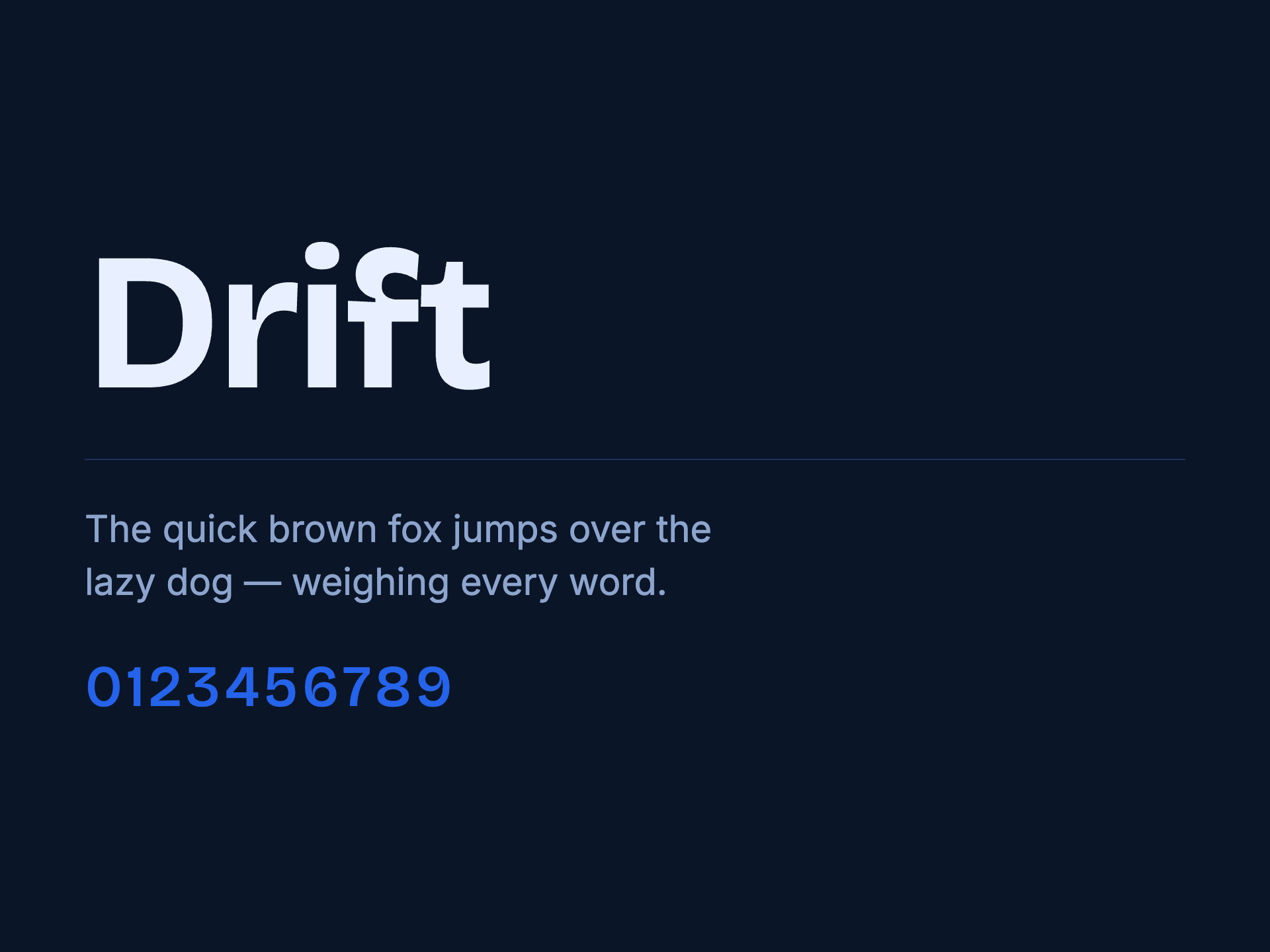 Expresses the humanist-sans typeVoice and dense spatialDensity — text as architecture, not decoration. Expresses the humanist-sans typeVoice and dense spatialDensity — text as architecture, not decoration.